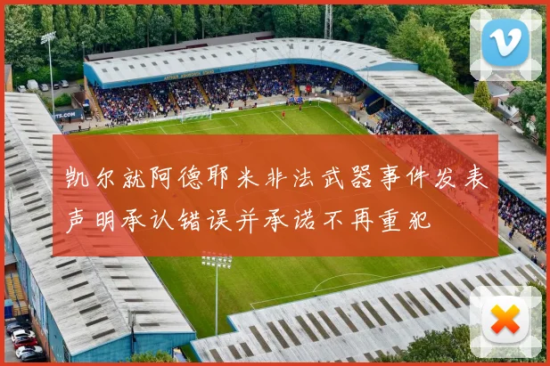 凯尔就阿德耶米非法武器事件发表声明承认错误并承诺不再重犯